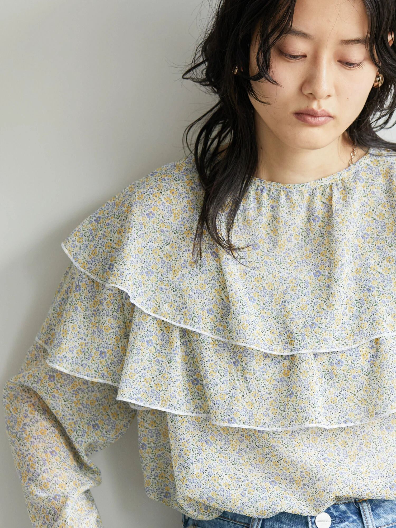 Ameri VINTAGE - AMERI BLOOM SHIRRING SHIRTの通販 by tasso