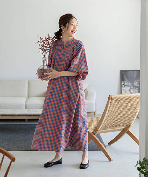セール 20%OFF】F by ROSSO ギンガムチェックスキッパー
