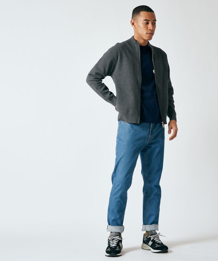 セール 40%OFF】コットンカシミヤ フルジップカーディガン セール 40%OFF】コットンカシミヤ フルジップカーディガン