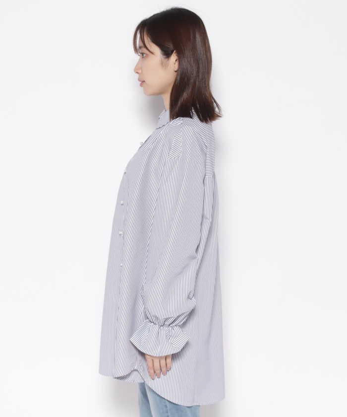 クーポン】【セール 66%OFF】キャンディ袖チュニックシャツ