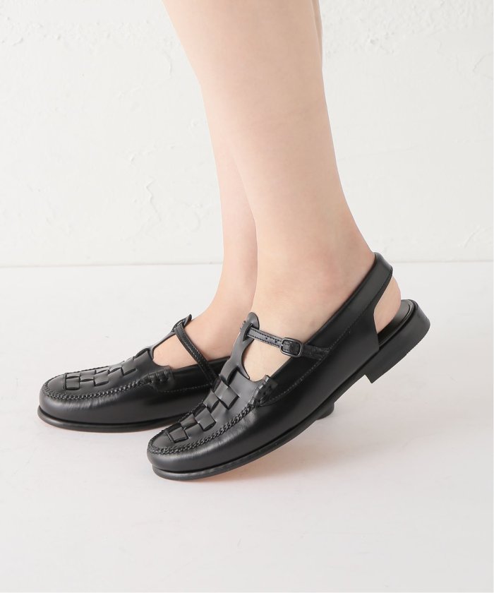 CASTELLANO】イントレチャートTストラップローファーサンダル hosoho.jp