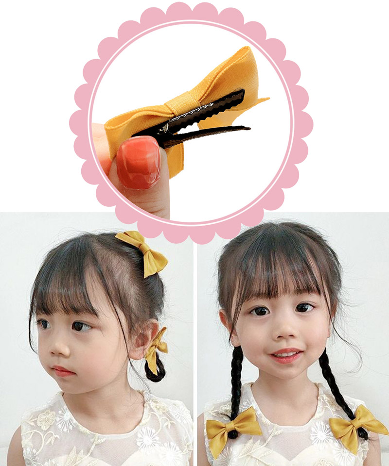 【saleくまさん】ベビーヘアクリップ　キッズヘアクリップ　ヘアピン　② ベビーキッズ* ヘアピン プックリ くまさん 出産祝い プレゼント