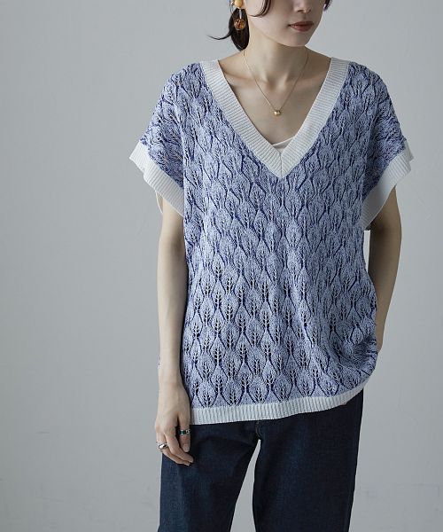Layered Knit ベスト（ベスト）｜Plage（プラージュ）の通販