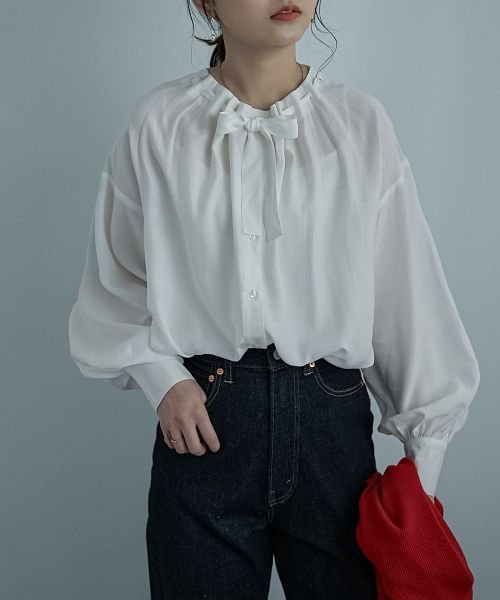 セール50 Off クラシカルに上品にきまる大人ボウタイブラウス レディース トップス シャツ ブラウス ボウタイシャツ 長袖 リボン トップス 羽織り シャツブラウス ゆったり ファッションレター Fashion Letter D Fashion