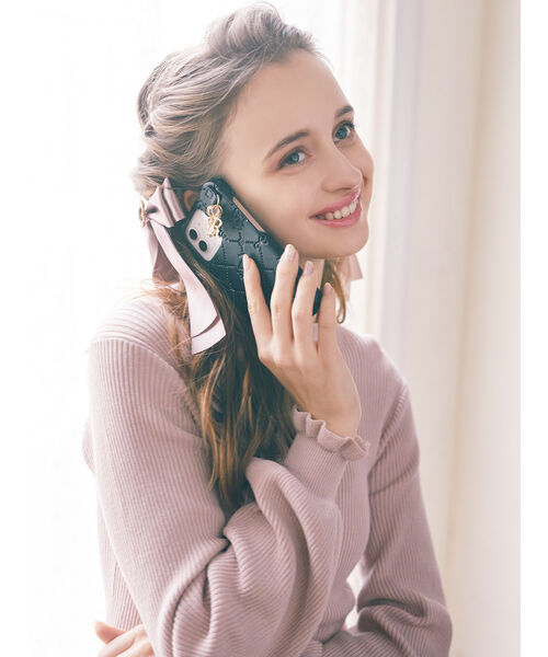 メゾンドフルール iPhone12 / 12pro ケース 新品 メゾン ド フルール Maison de FLEUR モノグラムアイフォン12