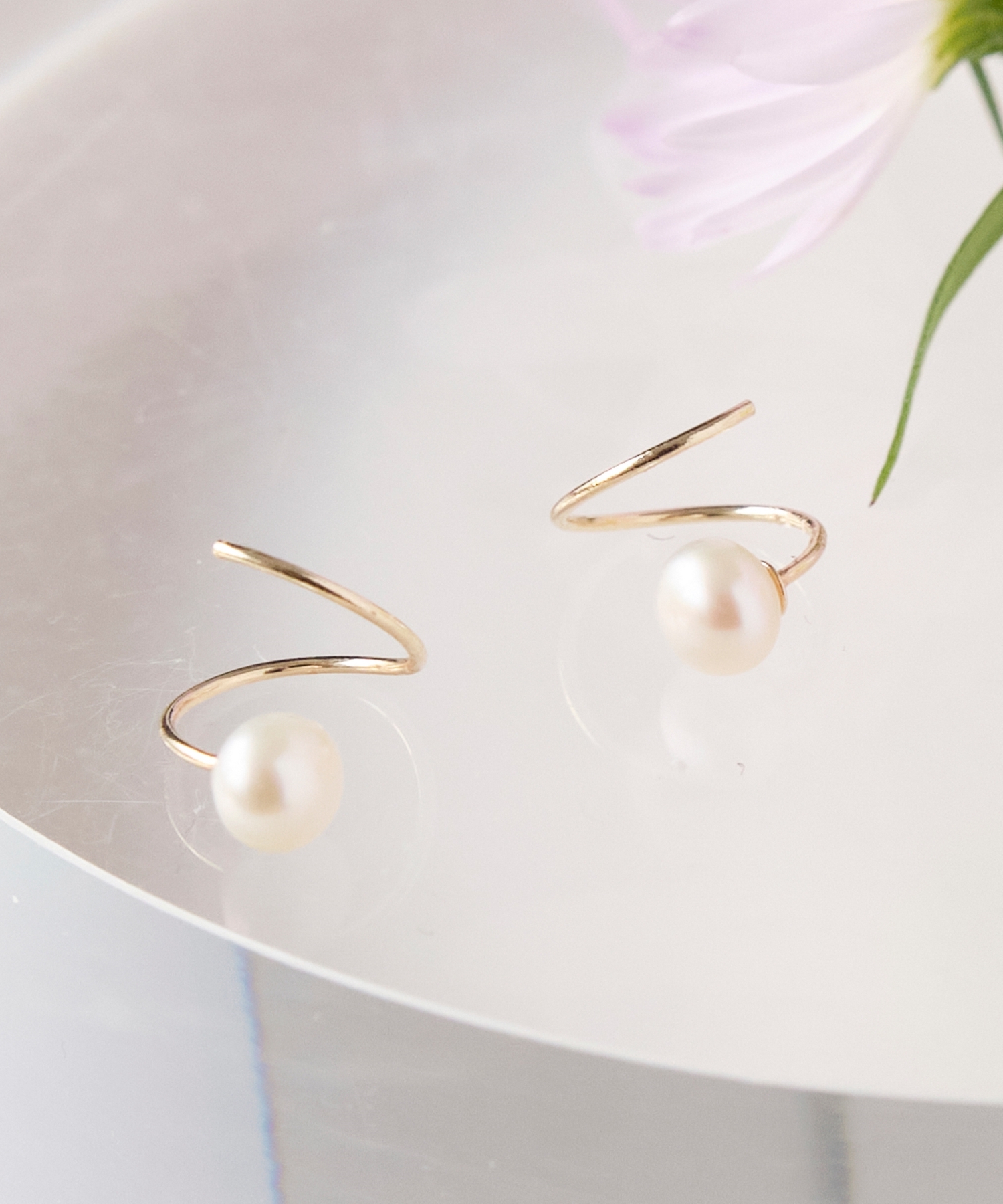 フィービィー Phoebe 【K10】パーティクルダブルループピアス