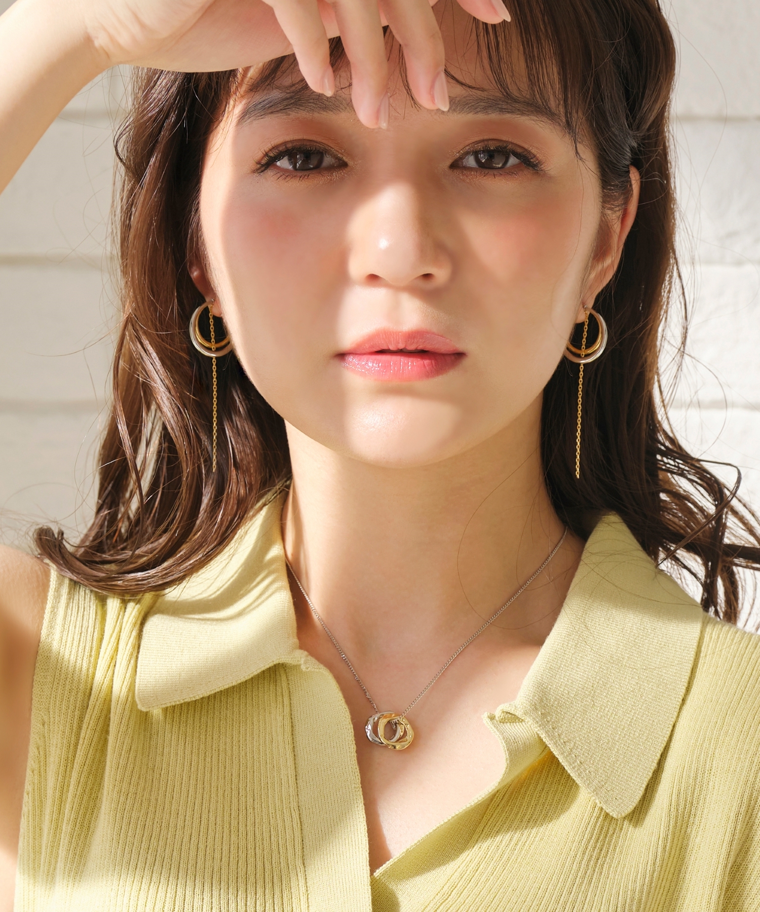 【特別な日に極上の贅沢を!】PHOEBE PHILO ダブルボール ピアス フィービィー Phoebe 2wayダブルフープコンビネーションピアス