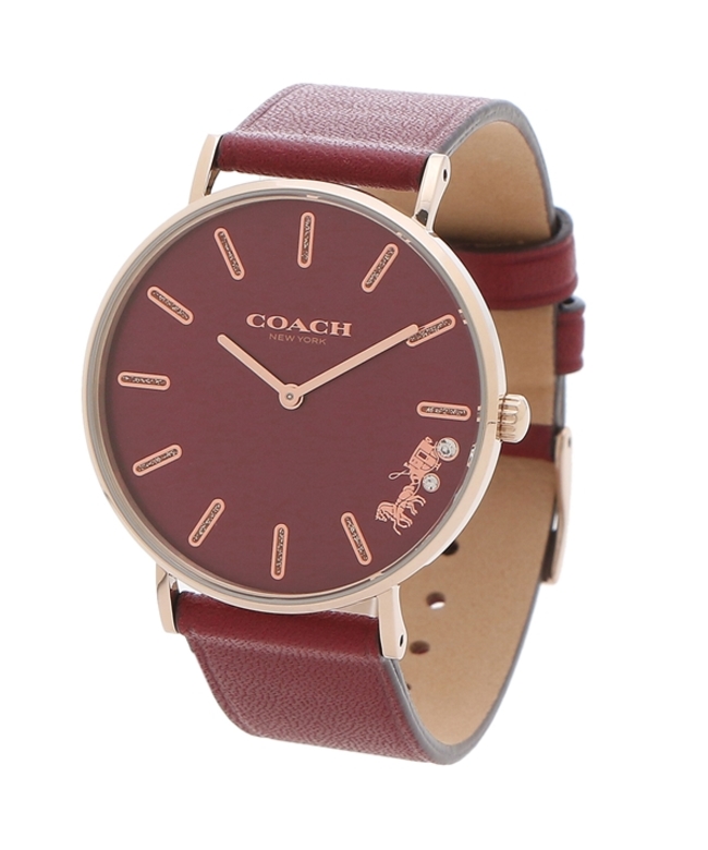 コーチ 時計 レディース ペリー36mm クォーツ ボルドー ボルドー COACH