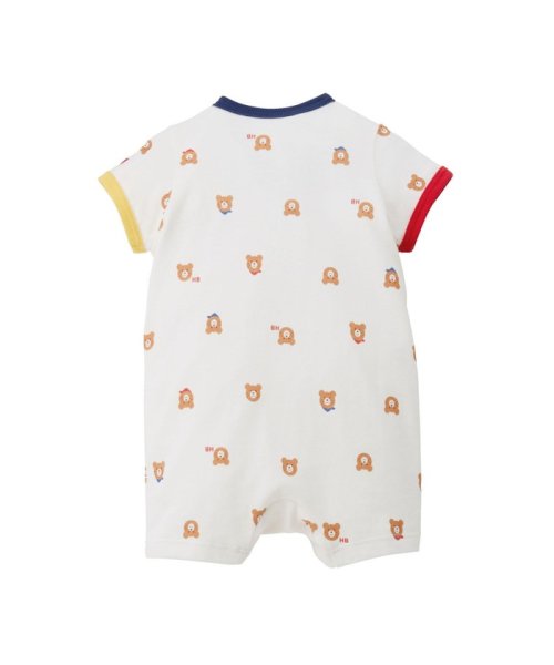 ビーンズ君総柄ショートオール(504536158) | ミキハウスホットビスケッツ(MIKI HOUSE HOT BISCUITS) - d fashion ビーンズ君総柄ショートオール(504536158) | ミキハウスホットビスケッツ(MIKI HOUSE HOT BISCUITS) - d fashion