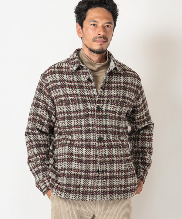 ミックスチェックCPOジャケット fabric made in japan | paygility.com