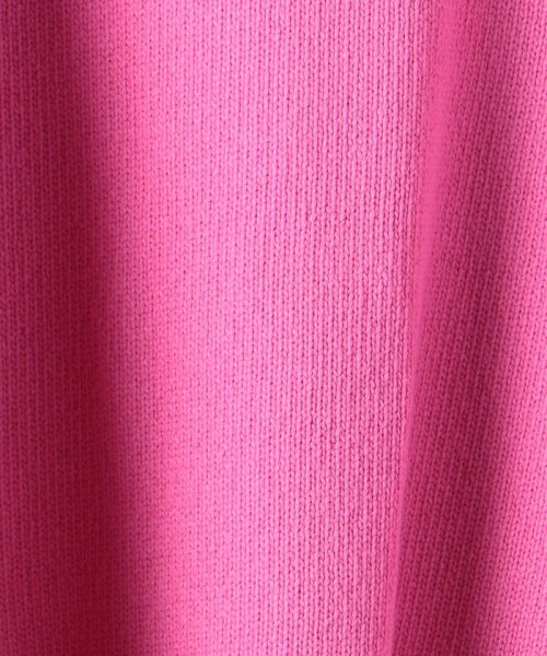 ＜UNITED ARROWS＞C/N サイドスリット ニット W