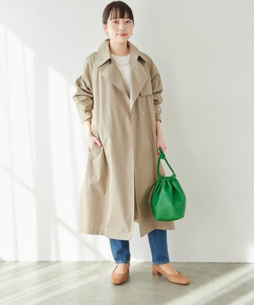 【WEB限定】［XS /H148－155cm］ エアリー トレンチ コート