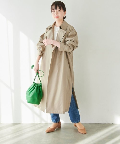 【WEB限定】［XS /H148－155cm］ エアリー トレンチ コート