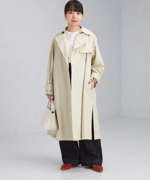 【WEB限定】［XS /H148－155cm］ エアリー トレンチ コート