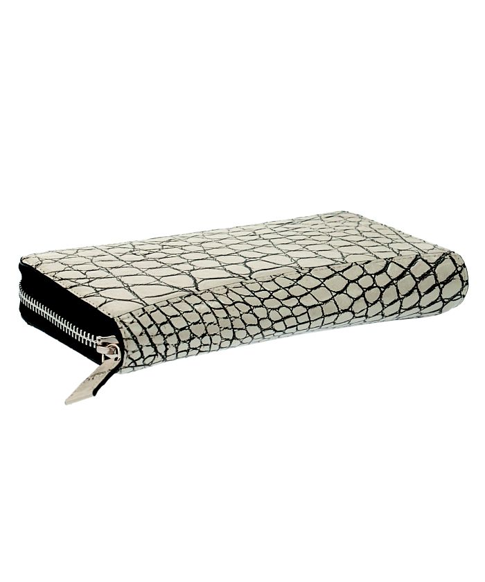 【極美品】CROIX 　クロコダイル　長財布　バニラ　クロワロワイヤル 極美品】CROIX ROYAL クロコダイル 長財布 バニラ クロワ
