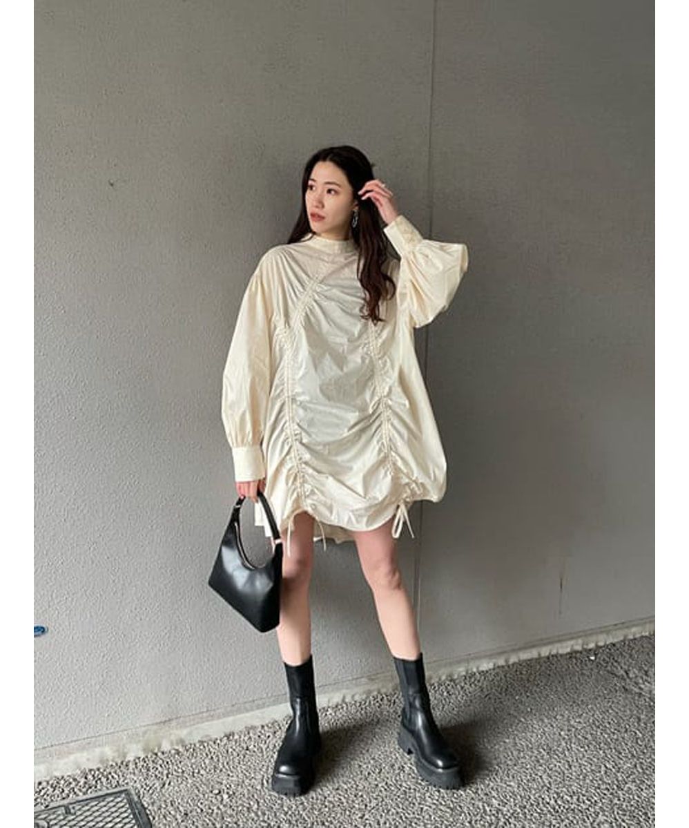セール】SHIRRING MOCK NECK ドレス(504482160) | スライ(SLY