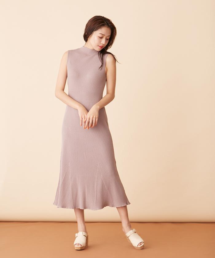 セール 60%OFF】ショートレイヤードニットワンピース(504508807