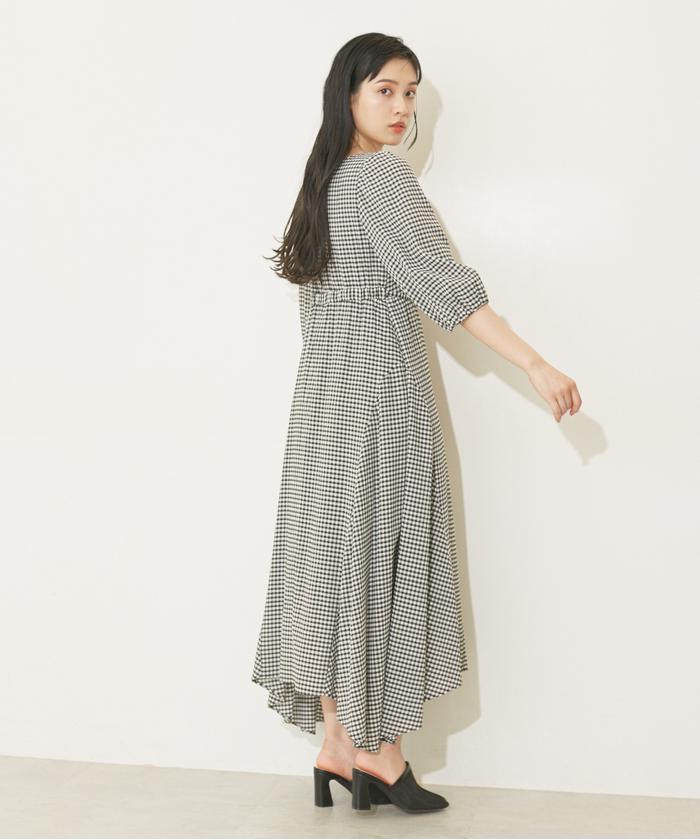セール 50%OFF】ギンガムチェックワンピース(504523667) | ジル