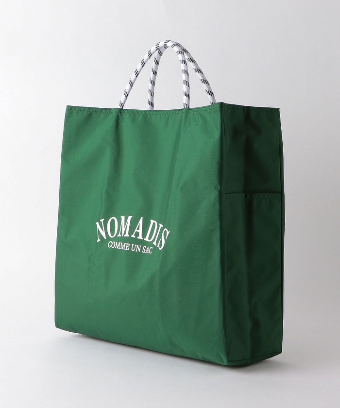 ビューティ＆ユース別注 ノマディス NOMADIS リバーシブル トートバッグ NOMADIS＞SAC ロゴ リバーシブル トートバッグ L(504532186