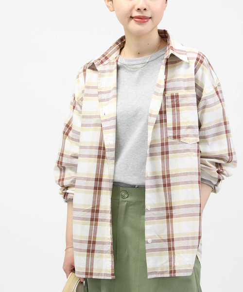 セール】ハニーサックルローズ チェックシャツ(504541793 ... ハニーサックルローズ チェックシャツ サイズL HONEYSUCKLE ROSE