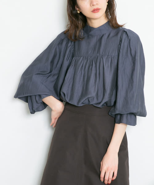 セール 30%OFF】前後2WAYタックスリーブブラウス(504542327