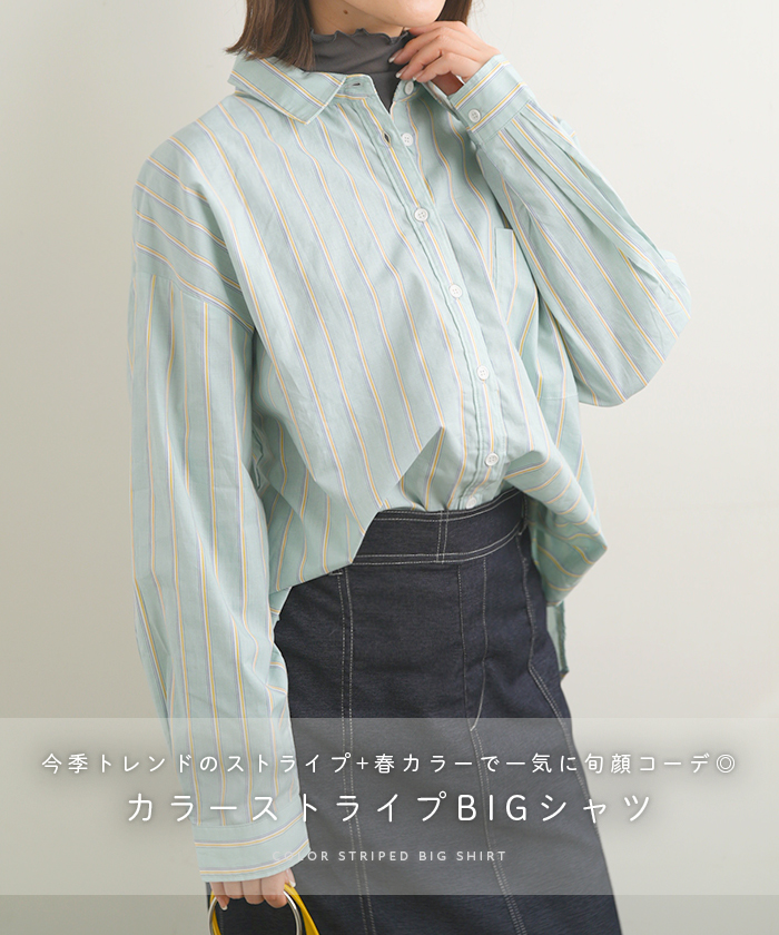 極美品 HAVEL studio / ストライプシャツ BIG DRESS SH - メルカリ