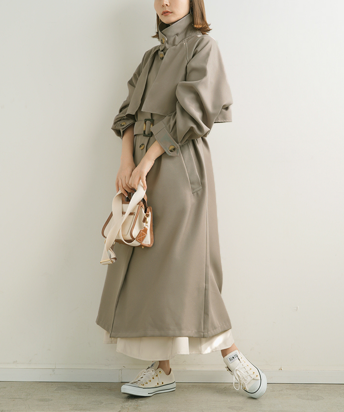 PHINGERINフィンガリンFOLD TRENCH ロングコート