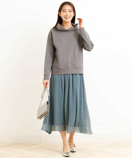 【洗濯機で洗える】ダンボールニット フーディー
