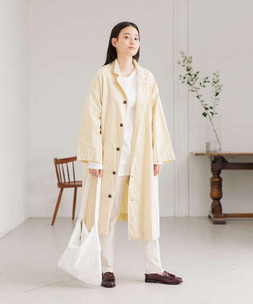 【WEB限定】【Ampersand】ウォッシャブル レザーフラットトートバッグM