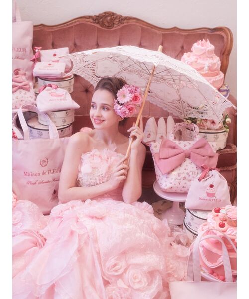 Pink Sweets Maniaカップケーキポーチ(504546295) | メゾンド Pink Sweets Maniaカップケーキポーチ(504546295) | メゾンド