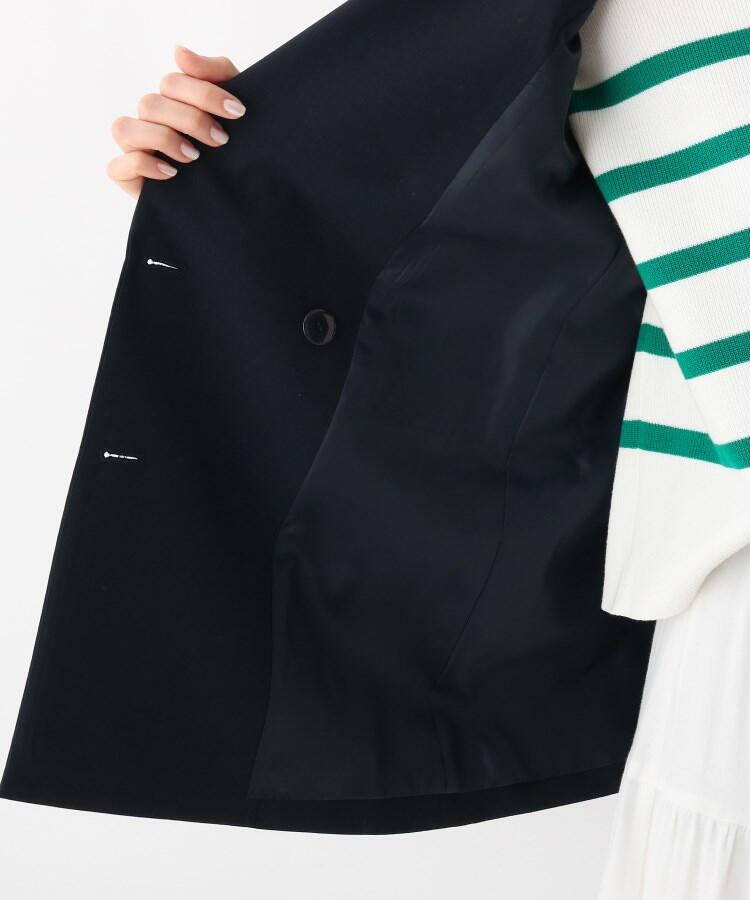 サマーウールMIX ネイビーブレザー　JAPAN FABRIC サマーウールMIX ネイビーブレザー JAPAN FABRIC新品 通販