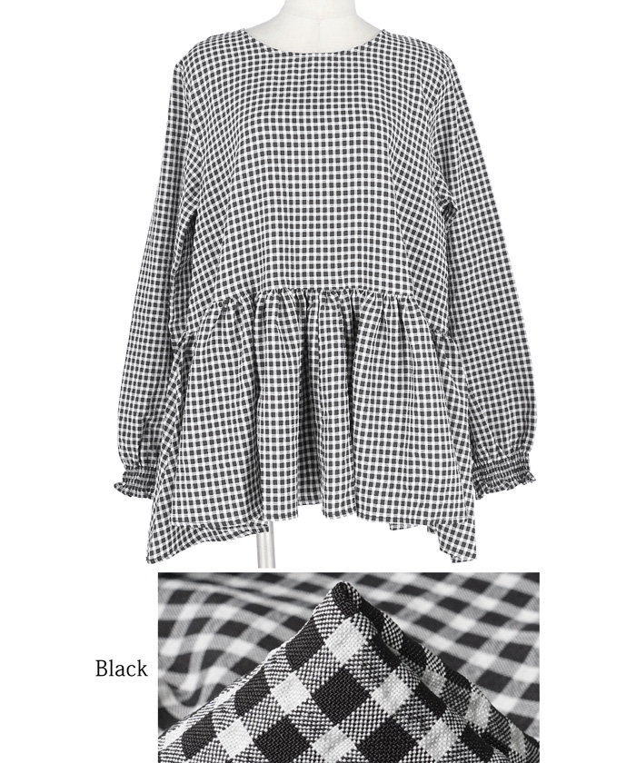 ギンガムチェックブラウス(504485550) | コカ(coca) - d fashion