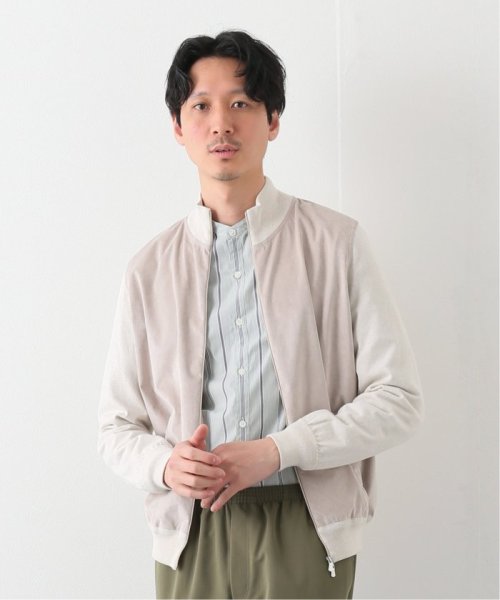 【GRANSASSO / グランサッソ】アルカンターラコンビブルゾン