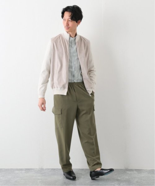 【GRANSASSO / グランサッソ】アルカンターラコンビブルゾン