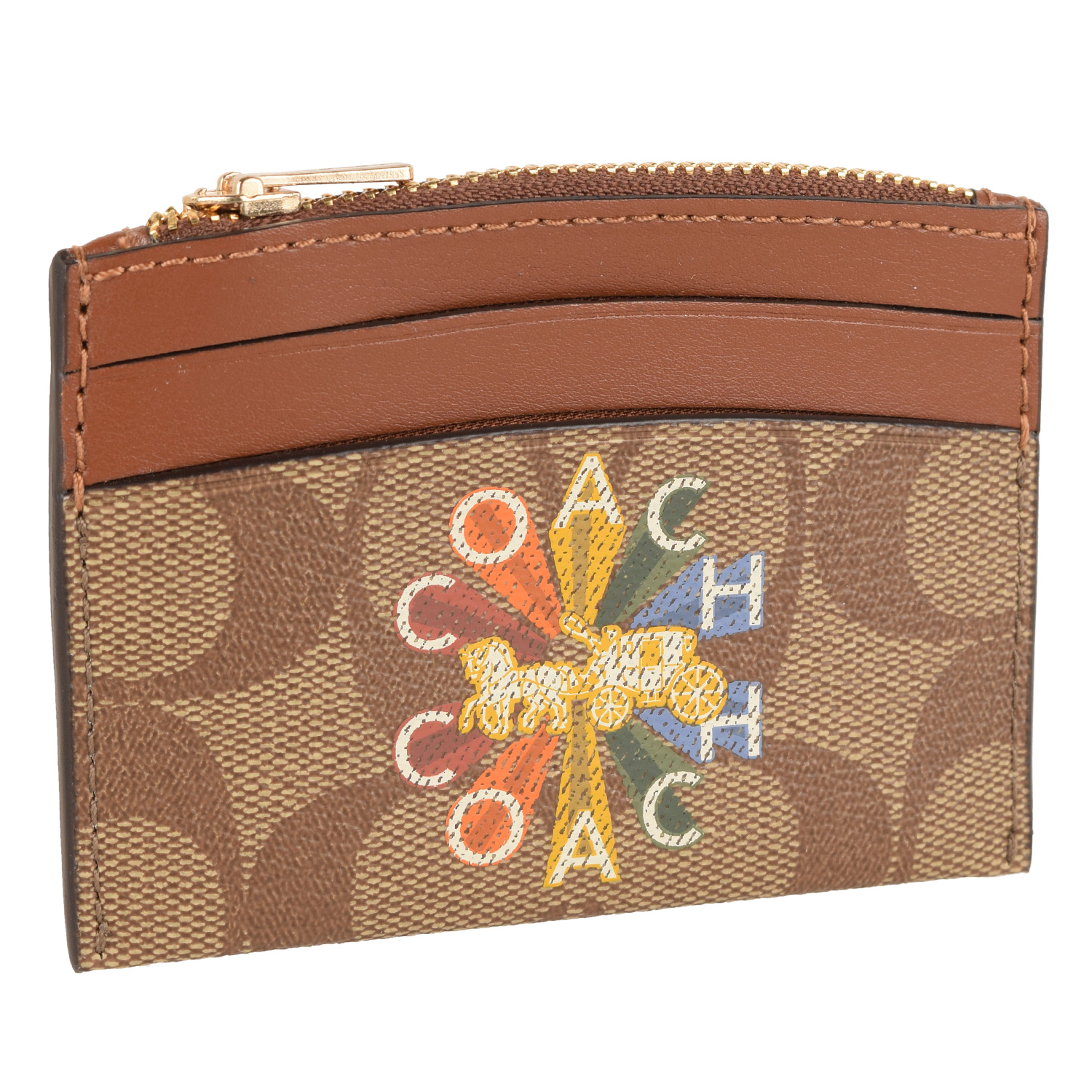 Coach コーチ SHAPED CARD CASE IN SIGNATURE(504551821) | コーチ 