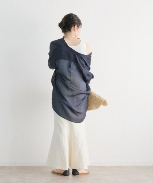 シルク混ノイルマーメイドスカート◆