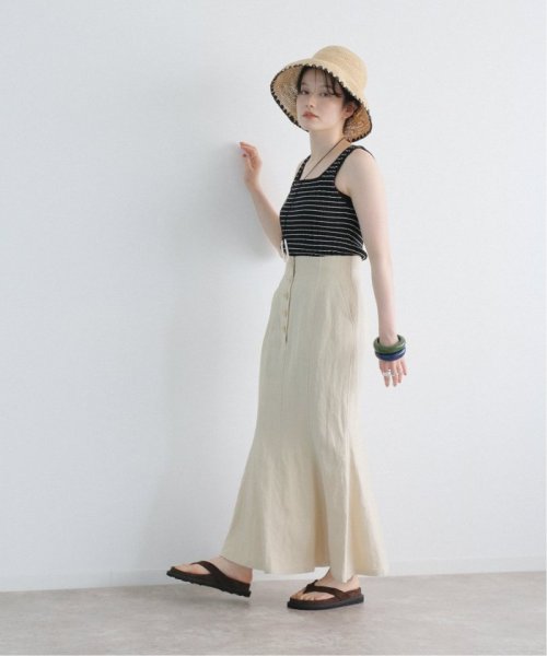 シルク混ノイルマーメイドスカート◆