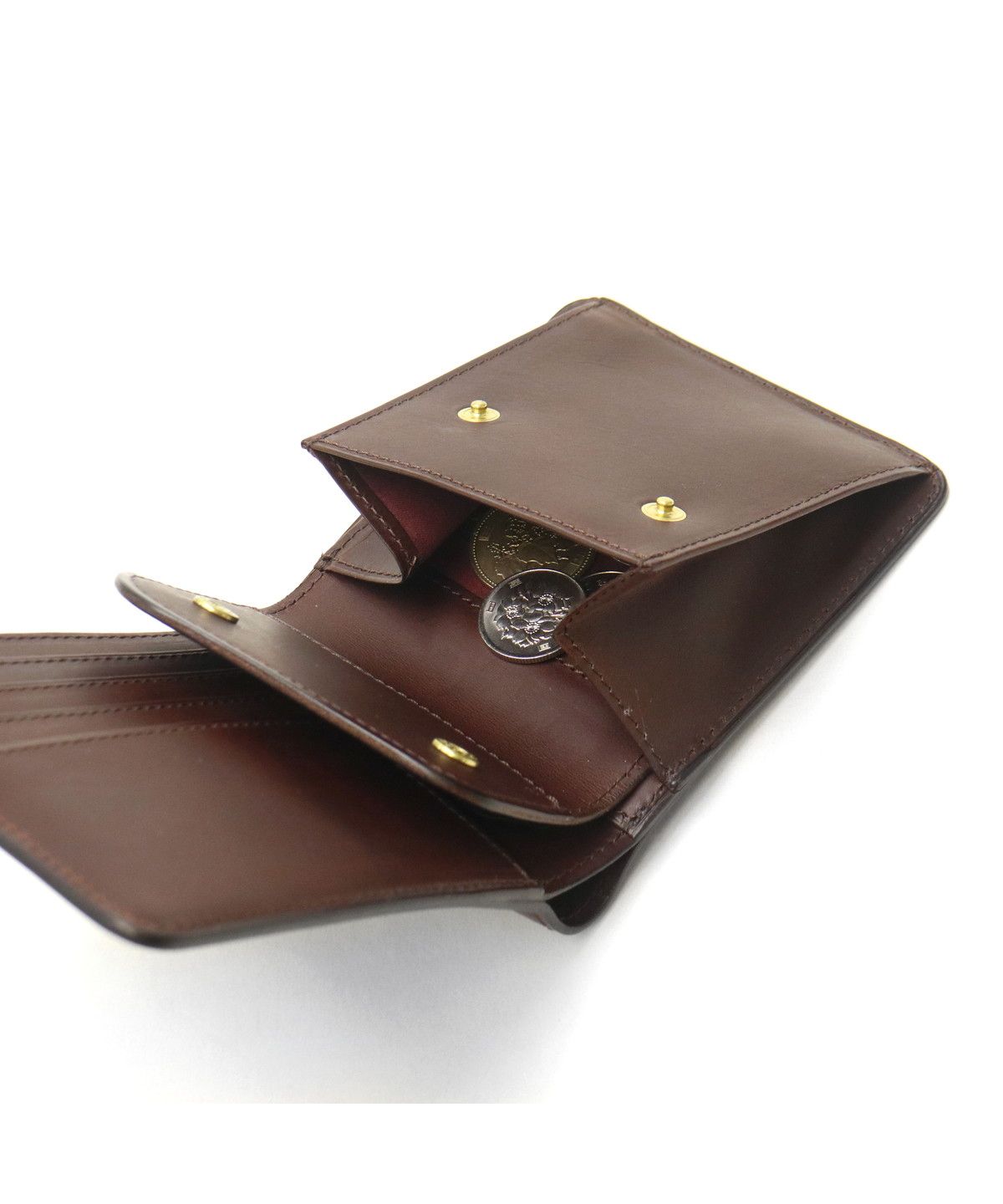 コルボ 財布 CORBO SLATE Horween shell cordovan 二つ折り財布 折財布 ...