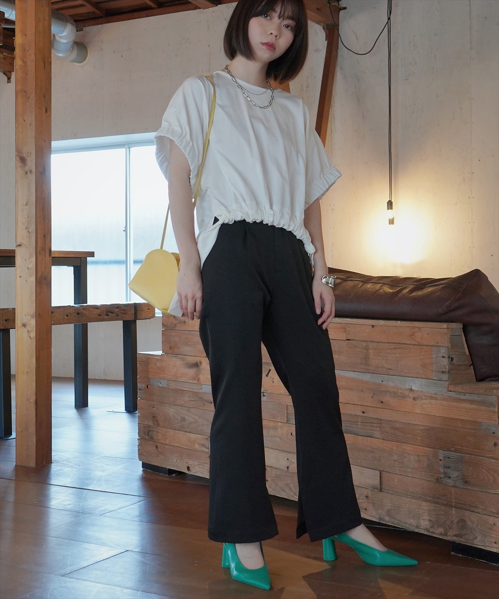 低身長向けサイズ】スリットフレアパンツ(504553682) | アウリィ