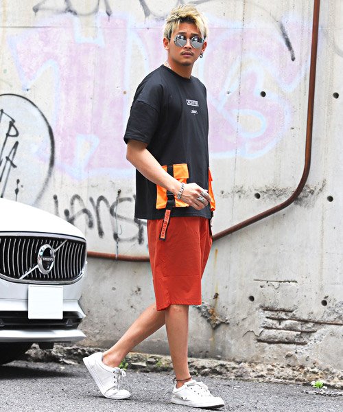 セール15 Off スポーツショートパンツ ショートパンツ メンズ ナイロン ストレッチ ラグスタイル Luxstyle D Fashion