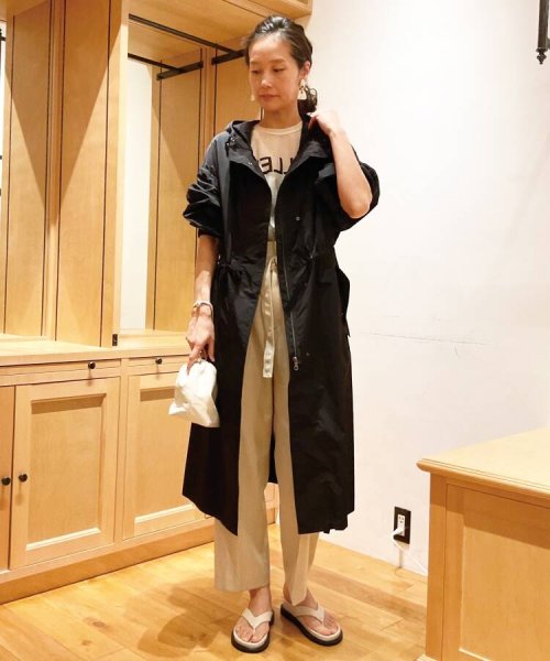 【STORY4月号掲載】【洗える】ライトモッズコート