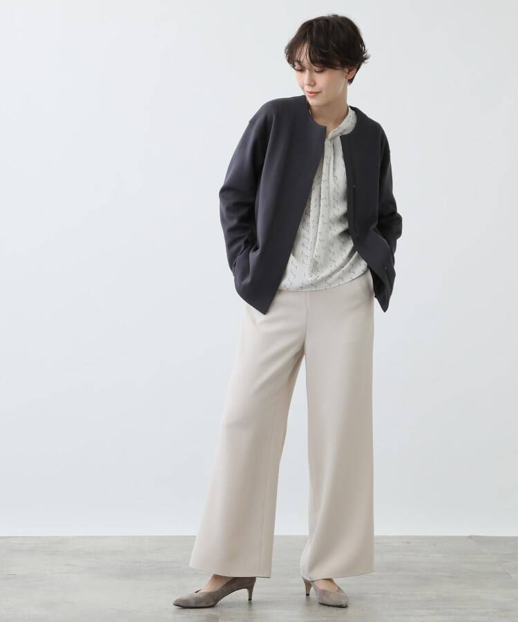 INDIVI（インディヴィ）の「◇【洗える】ダンボールノーカラー