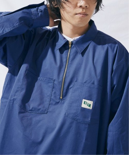 【KEY/キー×JOURNAL STANDARD】別注 ハーフジップ カラーシャツ
