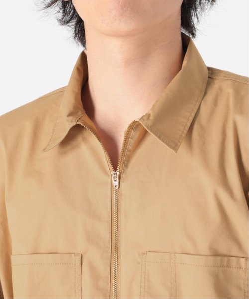 【KEY/キー×JOURNAL STANDARD】別注 ハーフジップ カラーシャツ