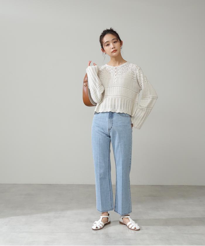 新品同様ADORE ノースリーブ サイドタックニット レーヨン
