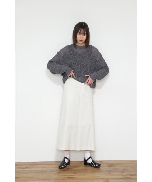 ◆メッシュニットプルオーバー