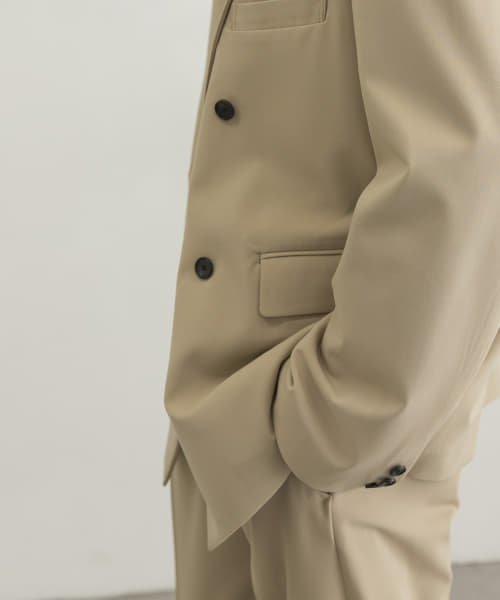 URBAN RESEARCH iD サイロギャバストラップダブルジャケット