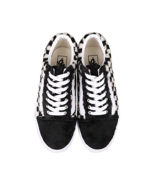 Shop Vans Sherpa Checkerboard Old Skool VN0A5KRF95A black