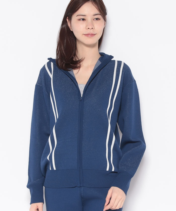セール】【セットアップ対応商品】NUNIFE ジャージ風ZIPC/D