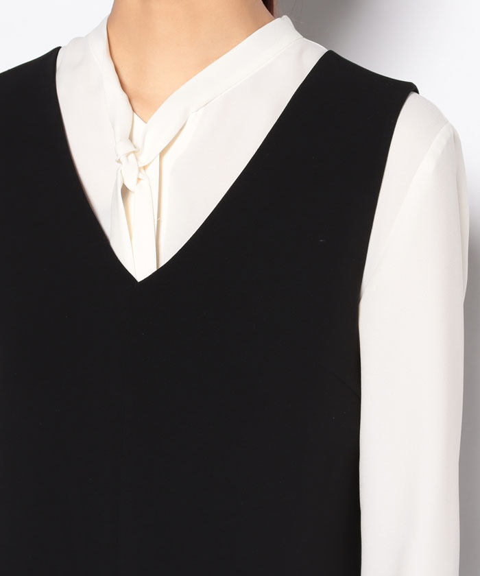オールインワン ADMIRAL CREPE V NECK JUMP(504552838